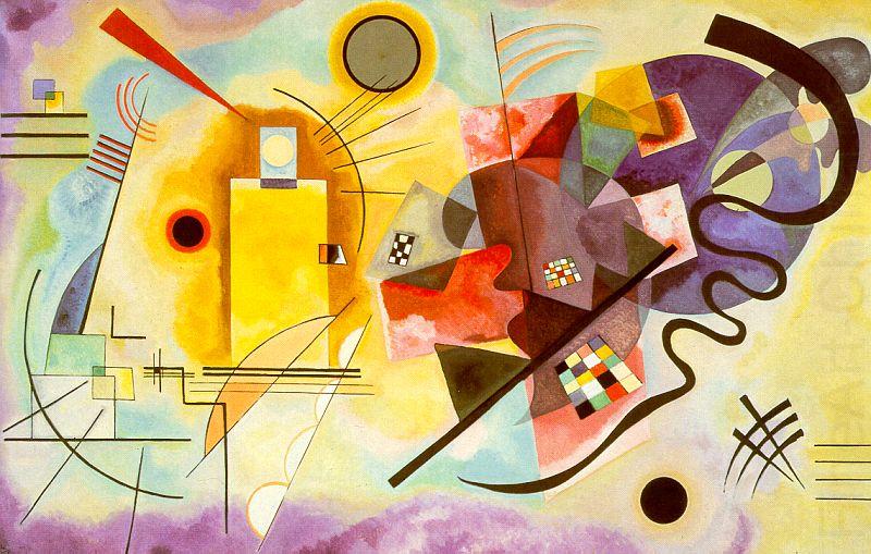 Wassily Kandinsky Yellow-Red-Blue china oil painting image